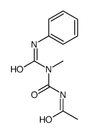 1-Acetyl-3-methyl-5-phenylbiuret结构式