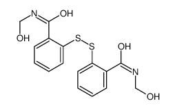 N-(hydroxymethyl)-2-[[2-(hydroxymethylcarbamoyl)phenyl]disulfanyl]benzamide结构式