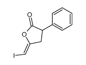 5-(iodomethylidene)-3-phenyloxolan-2-one Structure