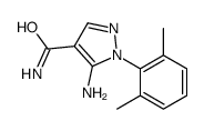 1H-Pyrazole-4-carboxamide,5-amino-1-(2,6-dimethylphenyl)-(9CI)结构式