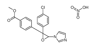 methyl 4-[2-(4-chlorophenyl)-3-imidazol-1-yloxiran-2-yl]benzoate,nitric acid Structure