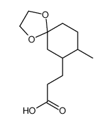 1,4-Dioxaspiro[4.5]decane-7-propanoicacid,8-methyl-(9CI)结构式