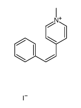 cis-N-methyl-3-(β-styryl)pyridinium iodide Structure