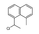 1-(1-chloroethyl)-8-methylnaphthalene Structure