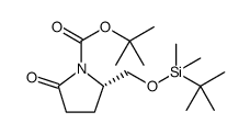 (2S)-2-[[[(1,1-DIMETHYLETHYL)DIMETHYLSILYL]OXY]METHYL]-5-OXO-1-PYRROLIDINECARBOXYLATE-1,1-DIMETHYLETHYL ESTER picture