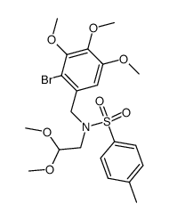 N-(2-bromo-3,4,5-trimethoxybenzyl)-N-(2,2-dimethoxyethyl)-4-methylbenzenesulfonamide Structure