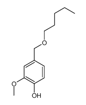 2-methoxy-4-(pentoxymethyl)phenol Structure