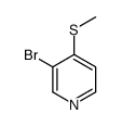 3-bromo-4-methylthio-pyridine Structure