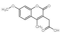 2-(7-methoxy-4-methyl-2-oxo-2H-chromen-3-yl)acetic acid Structure