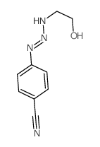 4-(2-(2-hydroxyethylimino)hydrazinyl)benzonitrile结构式