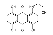 1,4,5-trihydroxy-8-[(2-hydroxyethyl)amino]anthraquinone structure