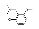 (2-chloro-6-methoxybenzyl)dimethylamine结构式