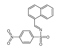 N-(naphthalen-1-ylmethylidene)-4-nitrobenzenesulfonamide结构式