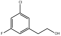 3-chloro-5-fluorophenethyl alcohol Structure