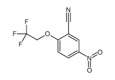 5-nitro-2-(2,2,2-trifluoroethoxy)benzonitrile Structure