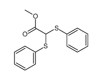 diphenylthioacetate de methyle Structure