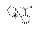4-(7,8-dioxa-3-azabicyclo[3.2.1]oct-1-yl)benzoic acid hydrochloride结构式