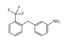 Benzenamine, 3-[[2-(trifluoromethyl)phenyl]methyl]结构式