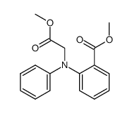 2-((2-methoxy-2-oxoethyl)phenylamino)benzoic acid methyl ester Structure