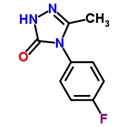 3H-1,2,4-Triazol-3-one,4-(4-fluorophenyl)-2,4 structure