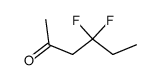 2-Hexanone, 4,4-difluoro- (9CI) structure