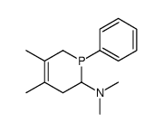 N,N,4,5-tetramethyl-1-phenyl-3,6-dihydro-2H-phosphinin-2-amine Structure