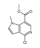 methyl 4-chloro-1-methylpyrrolo[3,2-c]pyridine-7-carboxylate structure