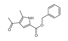 benzyl 4-acetyl-5-methyl-1H-pyrrole-2-carboxylate结构式