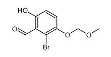 2-bromo-6-hydroxy-3-(methoxymethoxy)benzaldehyde Structure