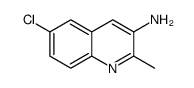 6-chloro-2-methylquinolin-3-amine structure