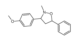 3-(4-methoxyphenyl)-2-methyl-5-phenyl-1,2-oxazolidine Structure