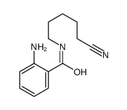 2-amino-N-(5-cyanopentyl)benzamide结构式