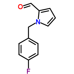 1-(4-Fluorobenzyl)-1H-pyrrole-2-carbaldehyde结构式