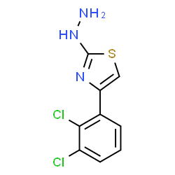 4-(2,3-DICHLOROPHENYL)-2(3H)-THIAZOLONE HYDRAZONE结构式