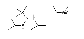 tert-butyl-bis(tert-butylphosphanyl)phosphane,diethylgermanium结构式