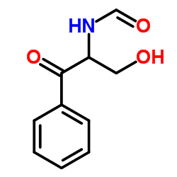 N-(3-Hydroxy-1-oxo-1-phenyl-2-propanyl)formamide Structure