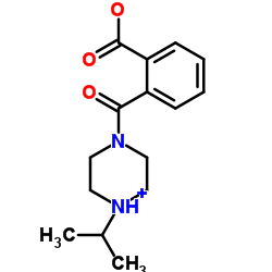 2-[(4-Isopropylpiperazin-1-yl)carbonyl]benzoic acid结构式