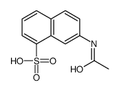 7-acetamidonaphthalene-1-sulfonic acid Structure