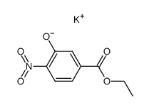 Potassium; 5-ethoxycarbonyl-2-nitro-phenolate Structure