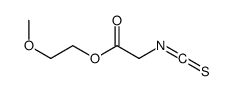 2-methoxyethyl 2-isothiocyanatoacetate结构式