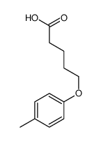 5-(4-methylphenoxy)pentanoic acid结构式