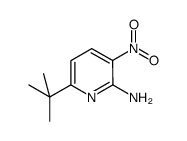 6-(tert-butyl)-3-nitropyridin-2-amine结构式