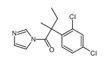 2-(2,4-dichlorophenyl)-1-imidazol-1-yl-2-methylbutan-1-one Structure