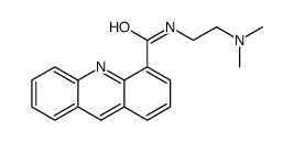 N-[2-(二甲基氨基)乙基]-4-吖啶甲酰胺结构式