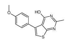 5-(4-methoxyphenyl)-2-methyl-3H-thieno[2,3-d]pyrimidin-4-one Structure