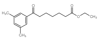 ethyl 7-(3,5-dimethylphenyl)-7-oxoheptanoate结构式