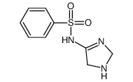 N-(2,5-dihydro-1H-imidazol-4-yl)benzenesulfonamide结构式