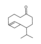 2-isopropylbicyclo[7.1.1]undec-9-en-5-one结构式