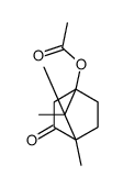 (1,7,7-trimethyl-2-oxo-4-bicyclo[2.2.1]heptanyl) acetate Structure