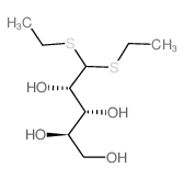 Arabinose, diethyl mercaptal (en)结构式